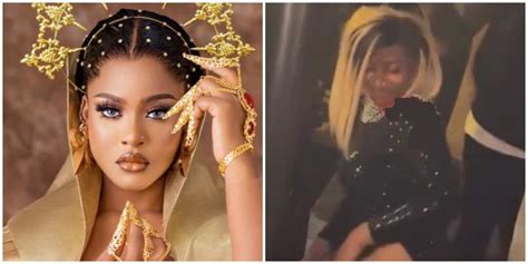 Nigerians React As Bbnaija Star Phyna Parties In Revealing Dress Was