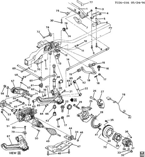 Chevy Front Differential Parts Diagram