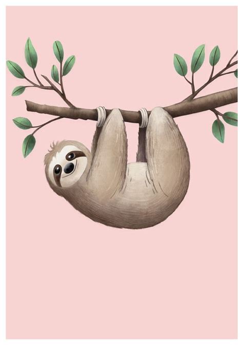 This Item Is Unavailable Etsy Sloth Art Sloth Cartoon Sloth