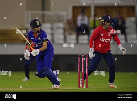 Chester Le Street England 10 September 2022 Shafali Verma Batting