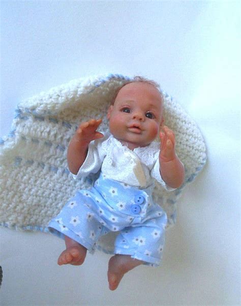Ooak Baby Mini Reborn Miniature Babies Baby Baby Doll Etsy