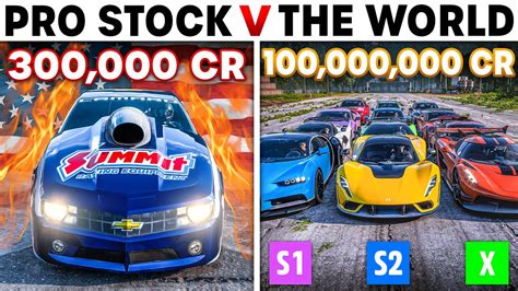 Forza Horizon 5 Pro Stock Camaro VS The World The Ultimate Fastest