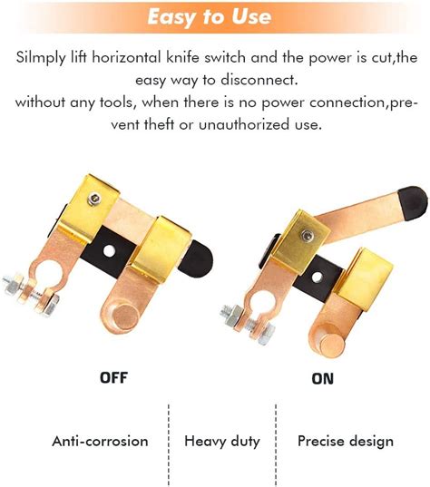 Buy Pcs Top Post Negative Battery Disconnect Switch V V