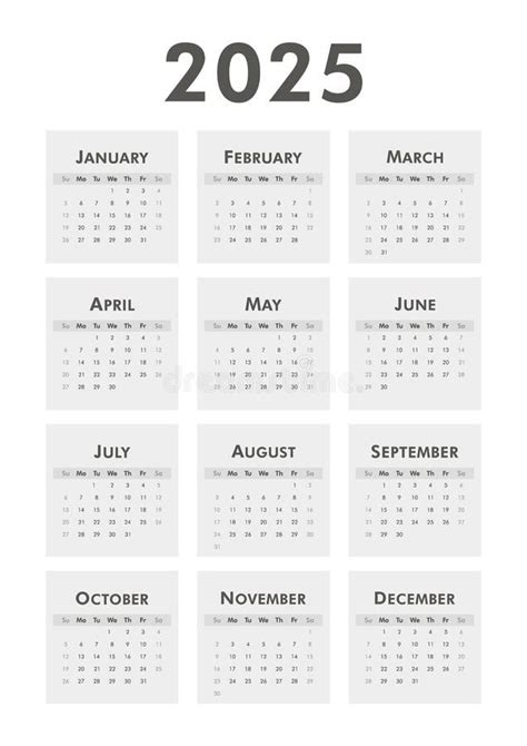 Vector Calendar Stock Illustrations Vector Calendar