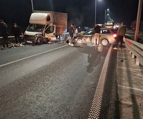 FOTO Accident pe Autostrada A1 Sibiu Deva Impact între un