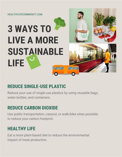 Minimalist Grey Poster How To Get A More Sustainable Life