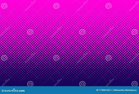 Gradient Halftone Background Pop Art Design Vector Pink Blue Comic Halftone Texture Stock