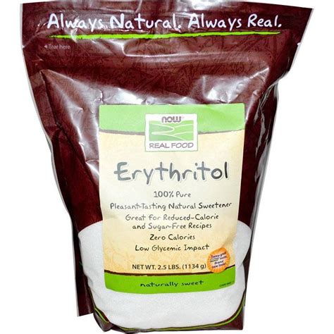 Now Foods Erythritol 2 5 Lb