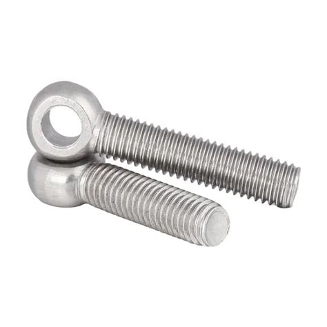 Custom DIN444 M2 M4 M6 M8 Brass Stainless Steel Galvanized Eyelet Bolt