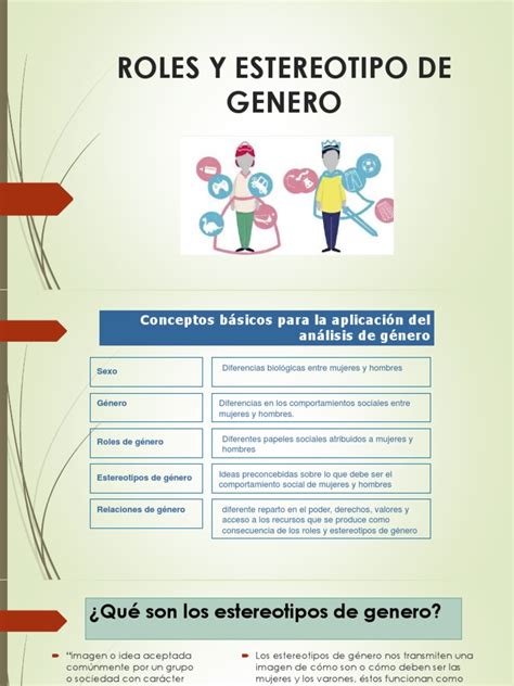 Roles Y Estereotipo De Genero Pdf