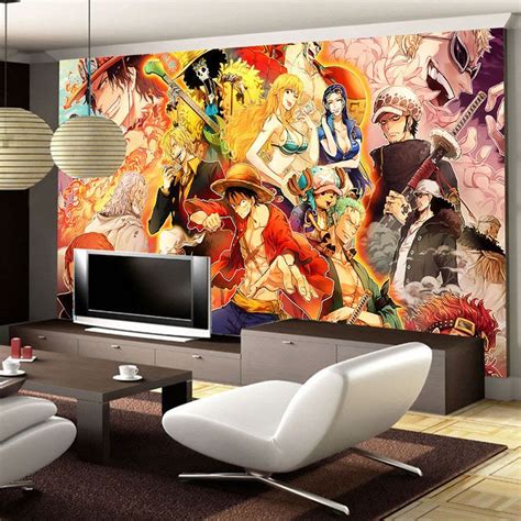 Japanese Anime D Wallpaper One Piece Wall Mural Cartoon Wallpaper For