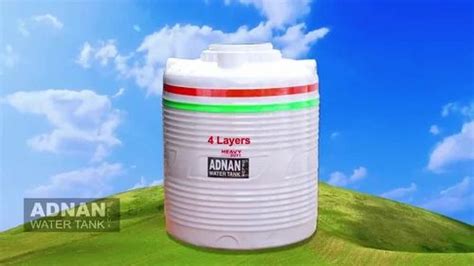 ADNAN White 300 Litre Four Layer Plastic Water Tank At Rs 2400 Unit In