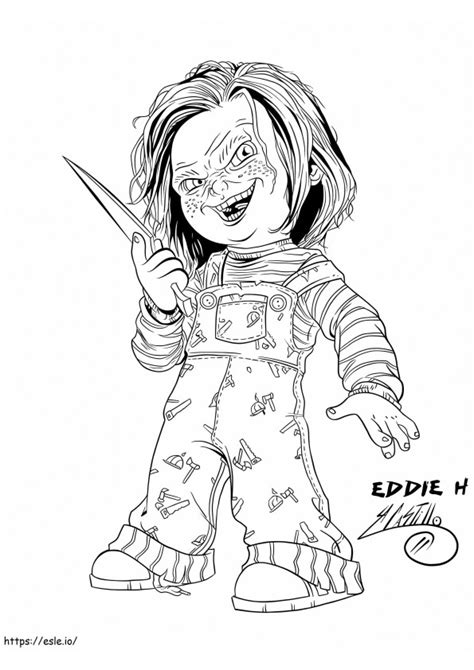 Chucky Coloriage Dessin A Colorier Imprimables Gratuites Pour Enfants