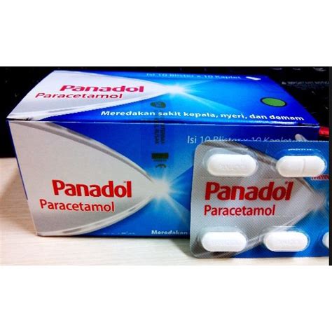 Jual Panadol Biru Obat Pak Isi Blister X Kaplet Shopee