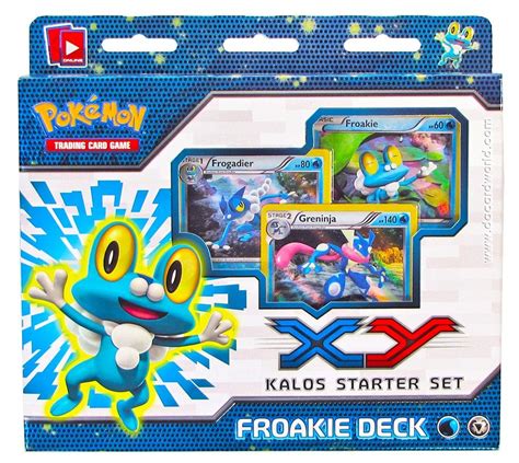 Pokemon Xy Kalos Starter Deck Froakie Pokemon Trading Card Pokemon