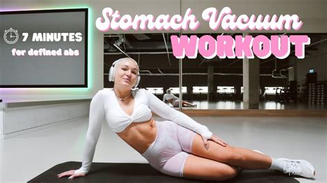 7 Min Stomach Vacuum Workout Für Einen Definierten Und Flachen Bauch 💪🏼 Für Einen Starken Core