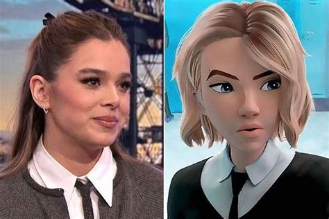 Hailee Steinfeld Dresses As Her Animated Spider Man Character