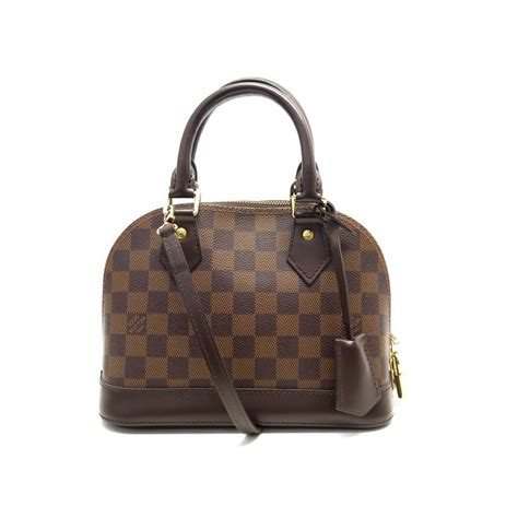 Sac A Main Louis Vuitton Alma Bb Damier Ebene