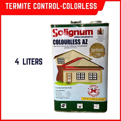 Solignum Termite Control Wood Preservative CLEAR 1 Gallon (TCCSG ...