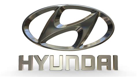 Hyundai Logo 3D Model By 3d Logoman