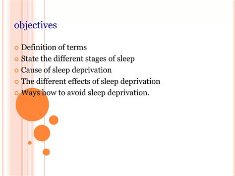 Sleep Deprivation Ppt