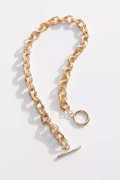 Statement Chain Toggle Necklace Urban Outfitters