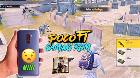 Poco F Bgmi Pubg Test Poco F Custome Rom Youtube