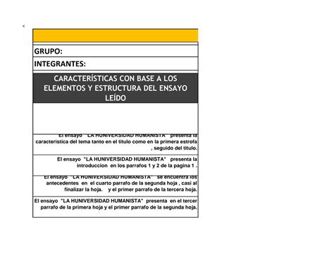 Solution Grupo Matriz De Registro Definici N Y Caracter Sticas Del