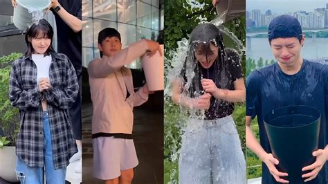 Korean Celebrities Ice Bucket Challenge 2023 Compilation IU Song Hye