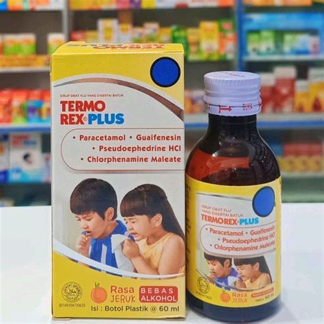 Jual Termorex Plus 60 ML Obat Flu Demam Sakit Kepala Anak Shopee