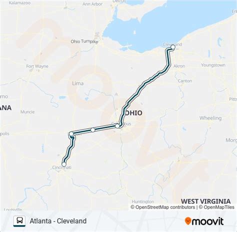 Ruta Greyhound Us0105 Horarios Paradas Y Mapas Cincinnati Bus