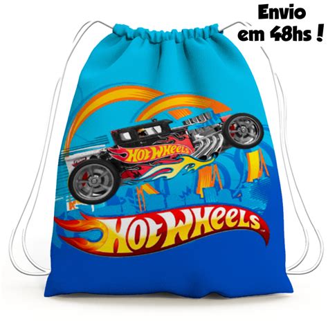 mochilinhas sacolinha hot wheels kit festa de aniversário envio rápido Shopee Brasil