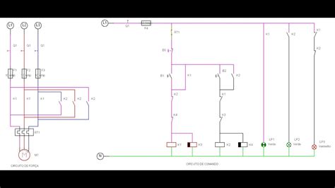 Partida Motor Trifásico Com Reversão Intertravamento Temporizado