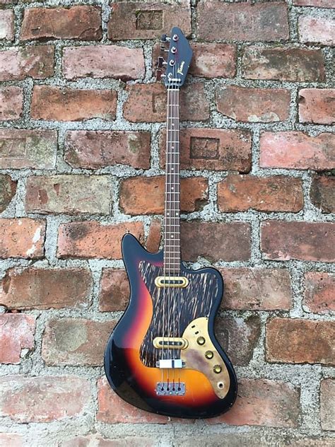 Framus 5 165 52gl Strato De Luxe Star Bass 1963 Sunburst Reverb Sunburst Bass Lux