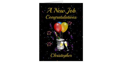 Big New Job Celebration Card | Zazzle