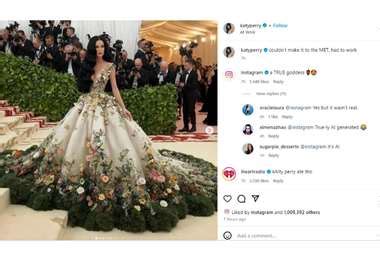 Katy Perry Causa Confusi N Al Colgar Fotos Falsas De La Gala Met En