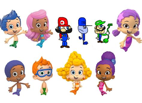 Mario And The Bubble Guppies By Theslimeappledude On Deviantart