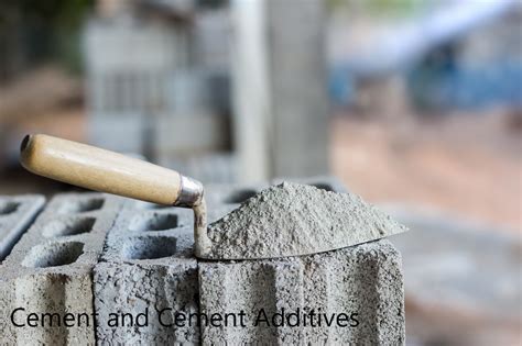 Cements And Cement Additives Structural Guide