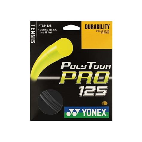 Cordage De Tennis Yonex Poly Tour Pro Noir