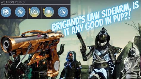 Brigands Law Crafted Sidearm Ft Voltshot Destiny 2 Season Of Plunder Weapon Pvp Youtube