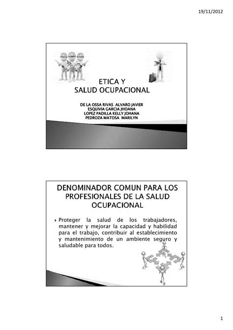 PDF Etica Y Salud Ocupacional 1 DOKUMEN TIPS