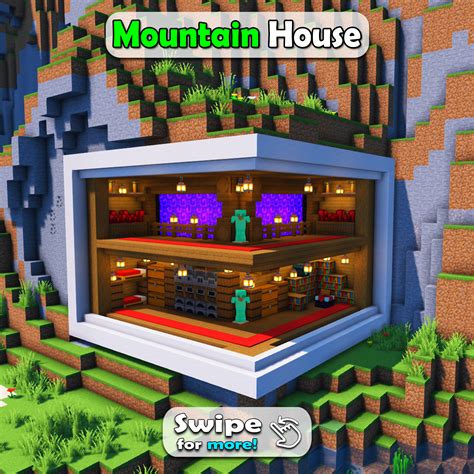 minecraft in mountain house 12