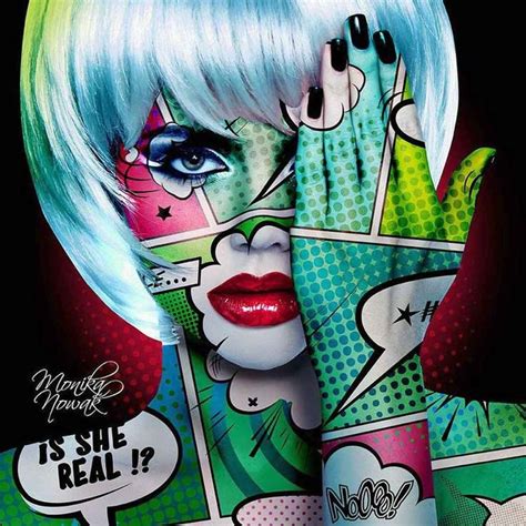 Monika Nowak Art In Pop Art Pop Art Wallpaper Pop Art Girl