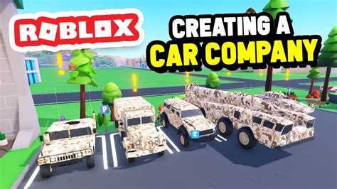 Selling MILITARY VEHICLES In Roblox Car Factory Tycoon YouTube