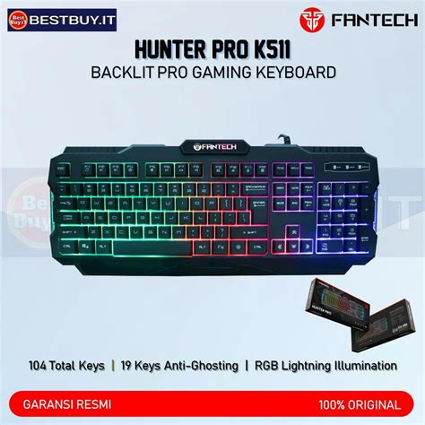 Jual Fantech Hunter Pro K Keyboard Membrane Gaming Shopee Indonesia