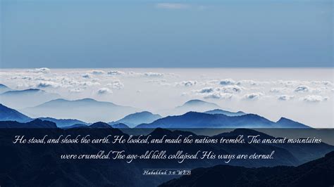 Habakkuk 3 6 WEB Desktop Wallpaper He Stood And Shook The Earth He