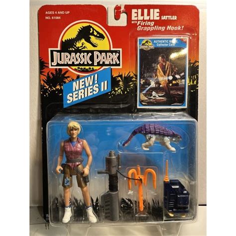 Kenner Toys 994 Jurassic Park Ellie Sattler Kenner Action Figure Moc 11 Package W Card 2