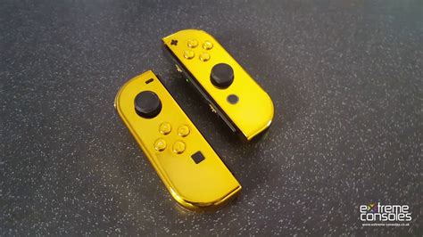 Gold Joy Con Nintendo Switch Controllers By Extreme Consoles Youtube