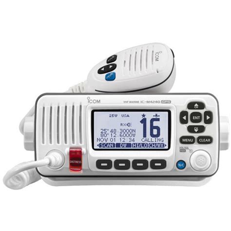 Icom Ic M424g Vhf Marine Radio With Gps White Rigging Shoppe