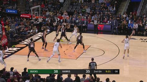 Shot Clock Violation: Bucks @ Hawks | NBA Official